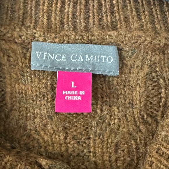 NWT Vince Camuto sweater cable knit mock neck sweater - Picture 6 of 7
